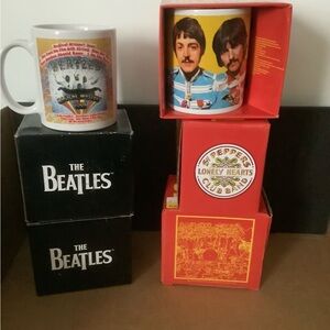 The Beatles Colorful Mug Collection-Brand New!
